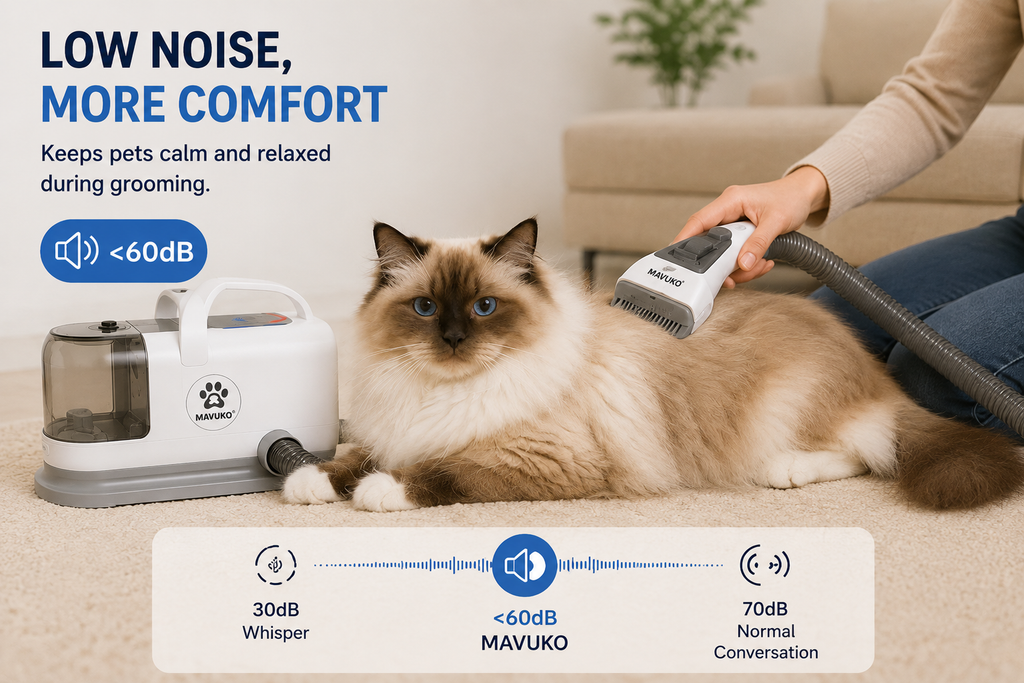 MAVUKO™ 7-in-1 Pet Grooming Vacuum